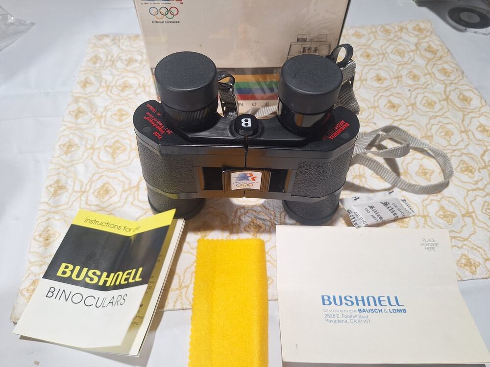 Bushnell Medalist 84 7x35 Binoculars 1984 LA Olympics CIB Limited Edition NM